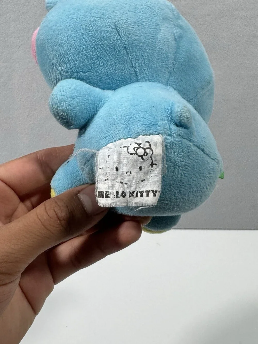 Hello Kitty Blue Frog Plushie